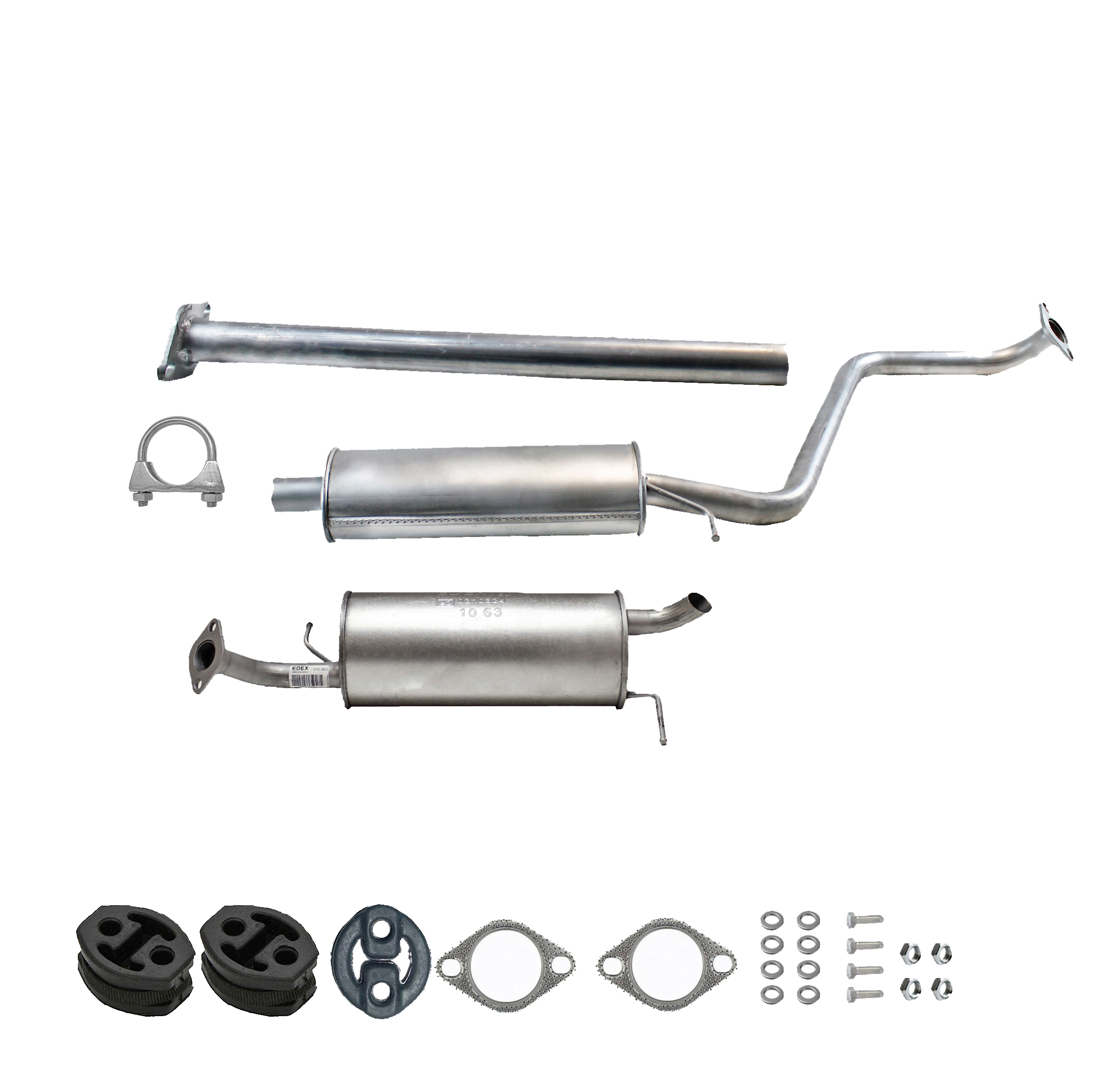 Auspuffanlage Mittel+Endschalldämpfer Hyundai Getz 1.1 1.4 2005-2009 Auspuff