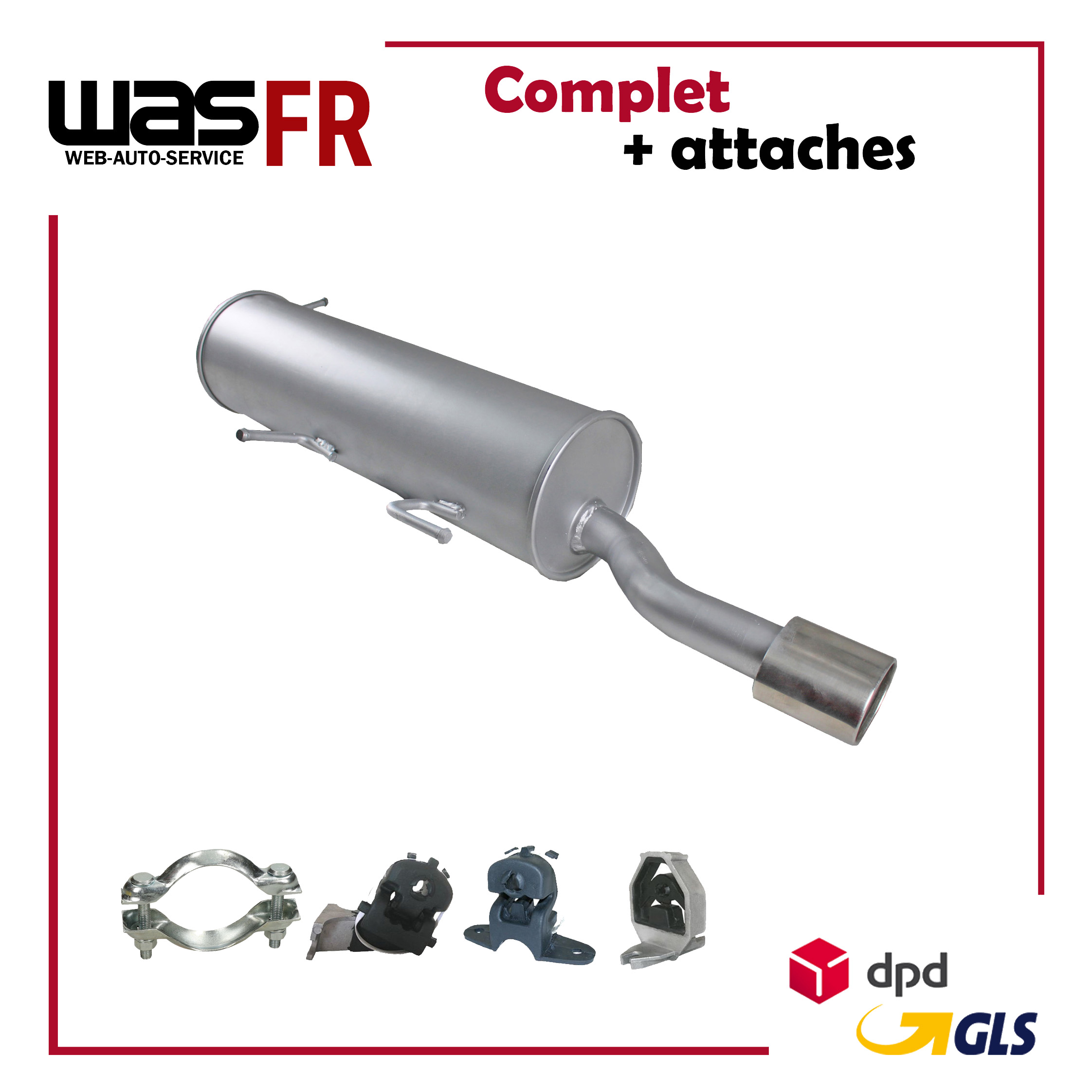 Endschalldämpfer für PEUGEOT 307 CC 2.0i 16V ab. 2003- Auspuff