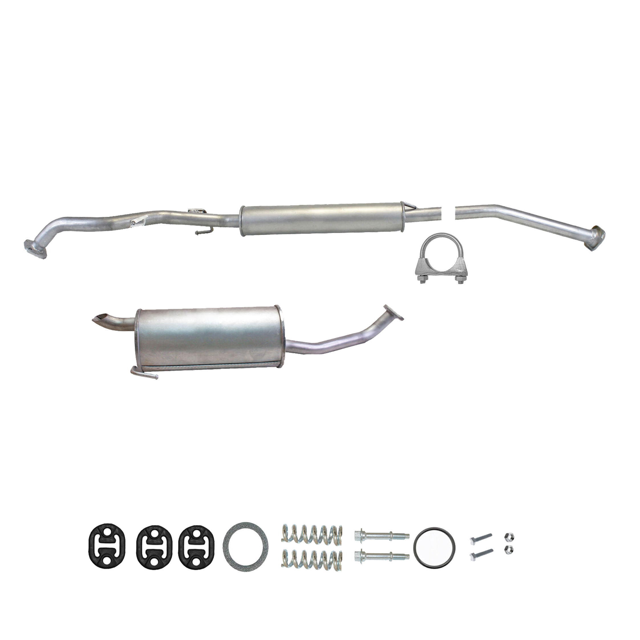 Auspuffanlage für NISSAN MICRA (K12) 1.0, 1.2, 1.4 16V ab. Bj.2003 AUSPUFF