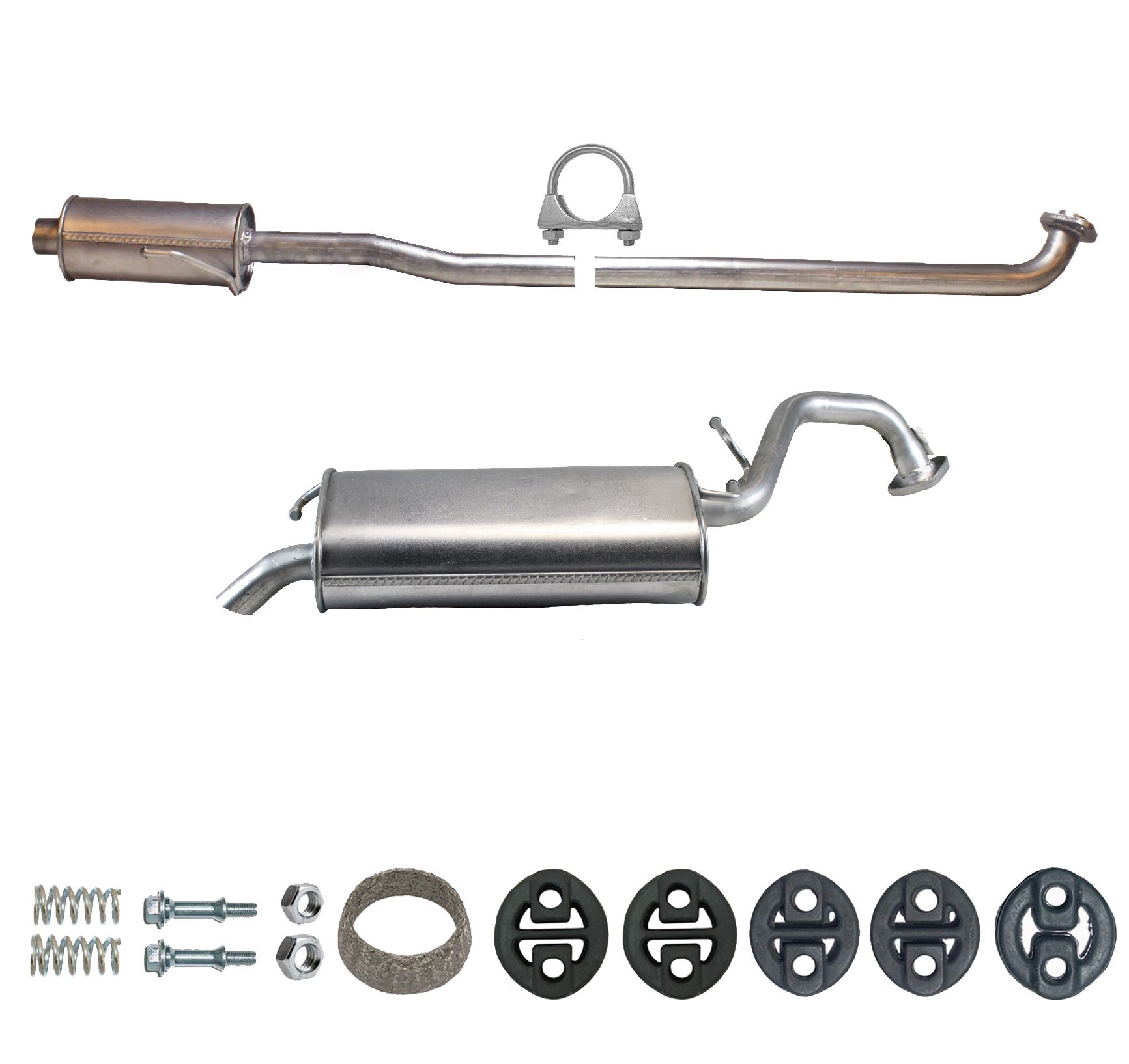 Auspuffanlage für TOYOTA Corolla Verso 1.6 16V/1.8 16V ab. 2004- Auspuff