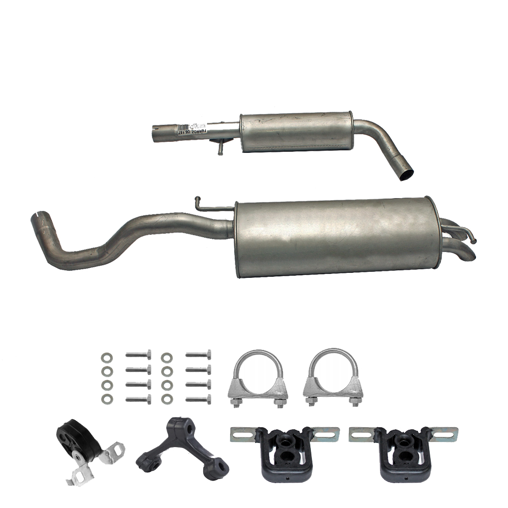 Auspuff Audi A3 1.8 T (1996-2003) Komplette Auspuffanlage + Montagesatz