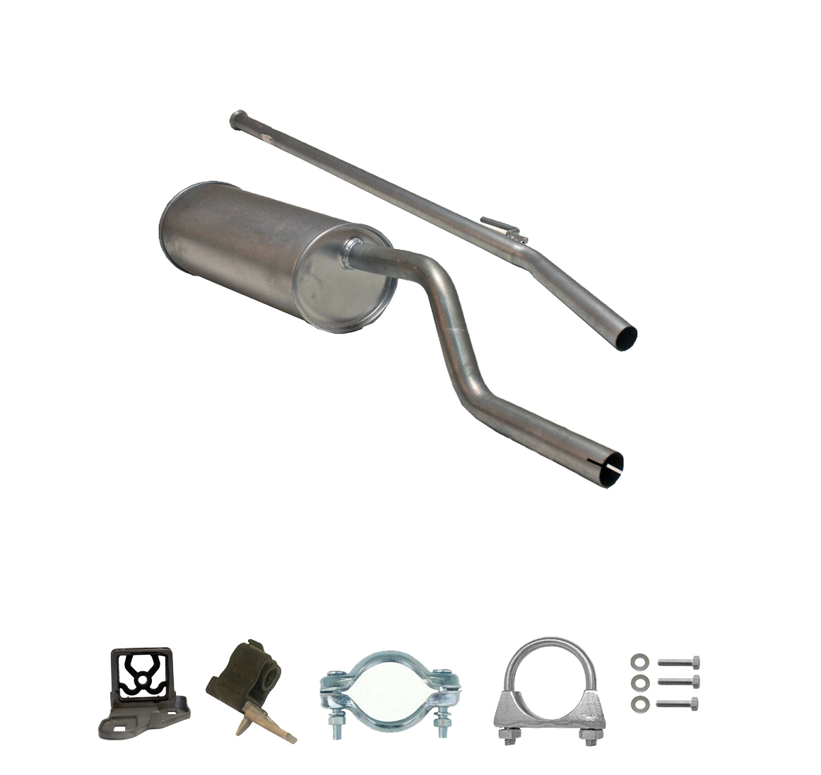 Auspuffanlage für Renault Clio II 1.2, 1.2 16V, auch Renault Campus Auspuff