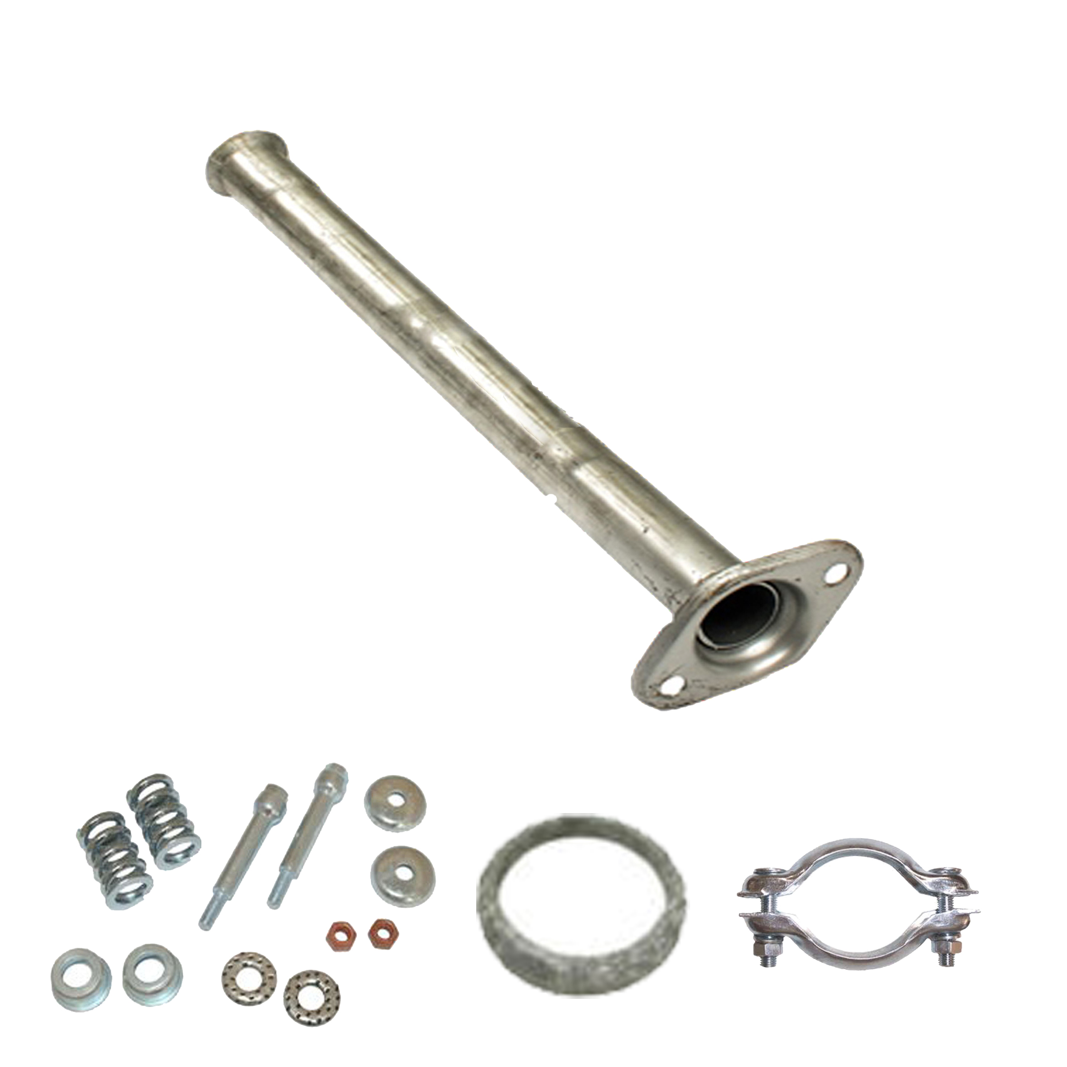 Auspuffrohr für Peugeot 206 / 206CC 1.6i 16V (81 kW) Baujahr 2000–2005 – Ersatzteil kompatibel mit 1.1–1.6 (60–109 PS)