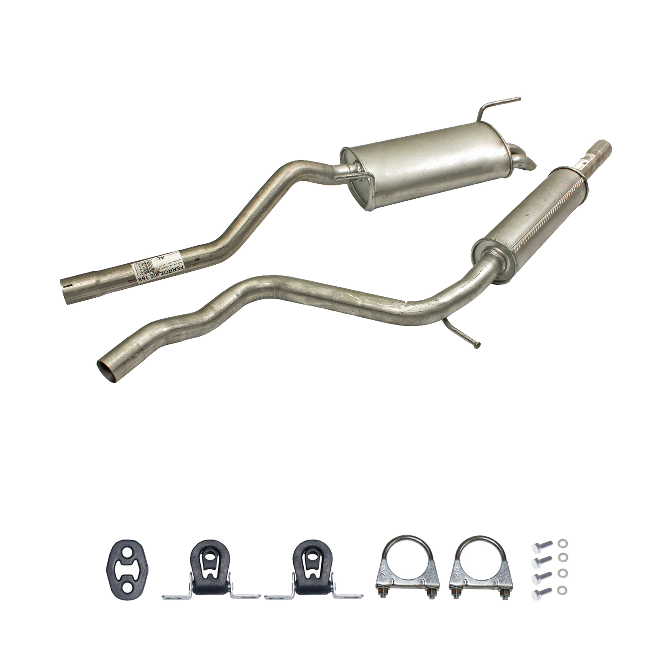 Auspuffanlage Auspuff ab Kat Seat Inca 1.7 D 1.9 SDI & VW Caddy II 1.9 TDI SDI