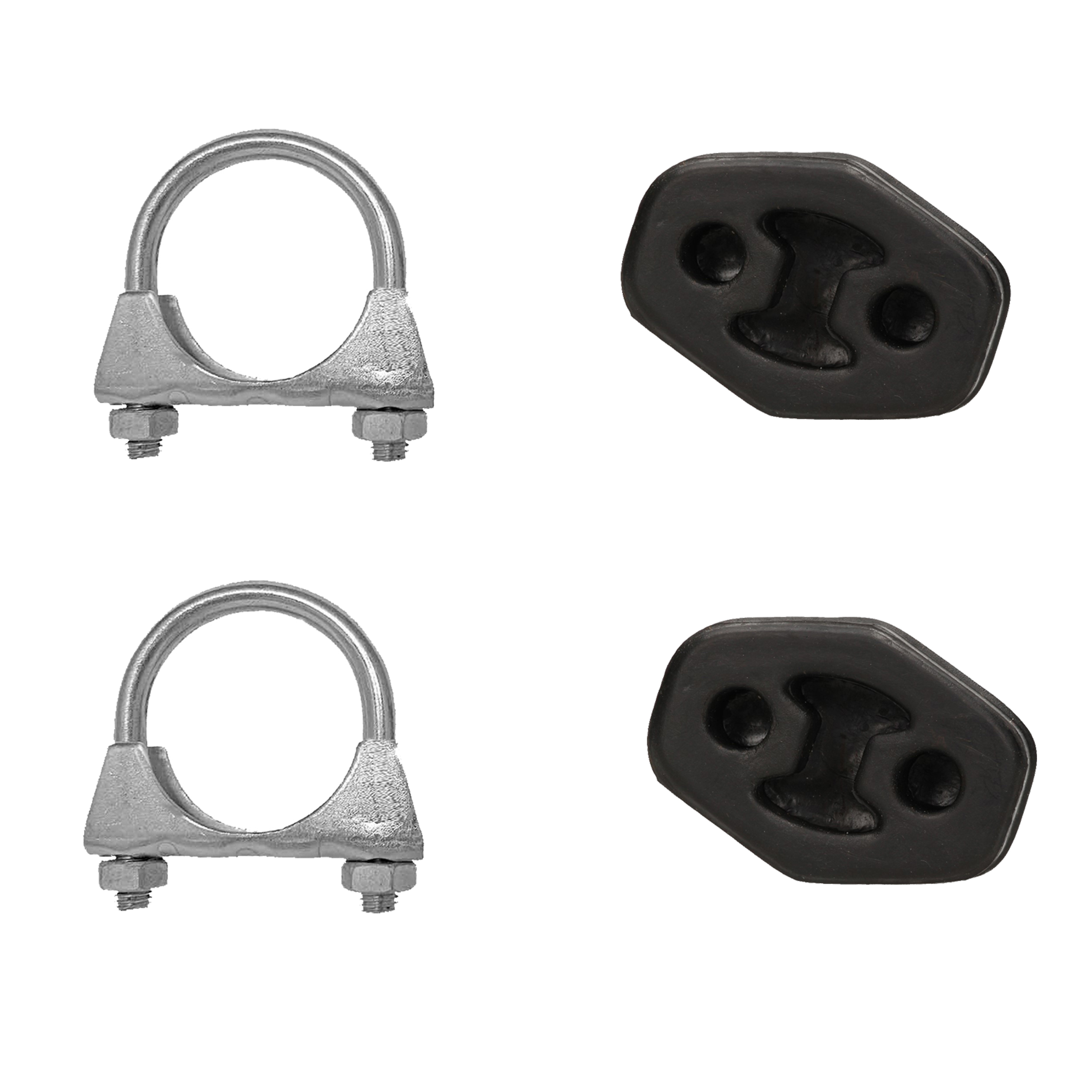 Montagesatz für Endschalldämpfer + Mittelschalldämpfer VW Golf III 3 1.6 2.0