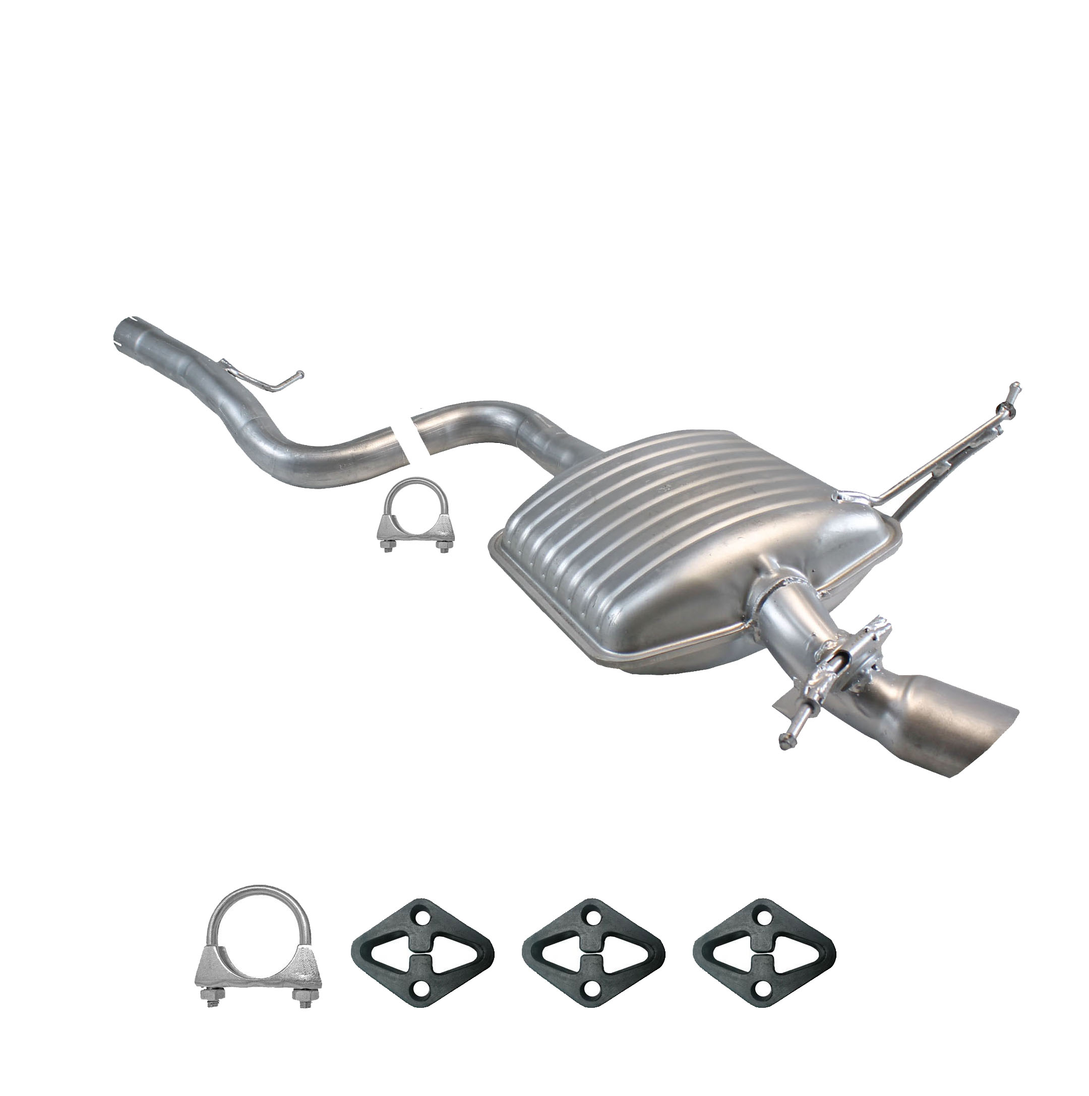 Endschalldämpfer für BMW X1 2.0D 136-184 PS 03/2009-06/2015 Auspuff