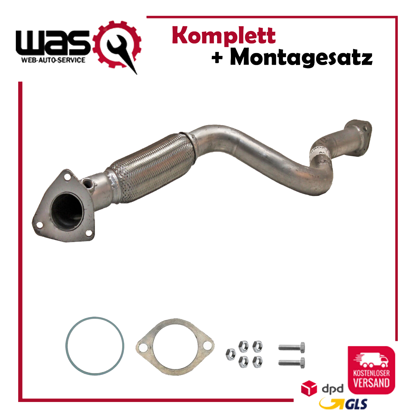 Abgasrohr Hosenrohr Chevrolet Aveo, Kalos (T250, T255) 1.4 Auspuff – Bild 3