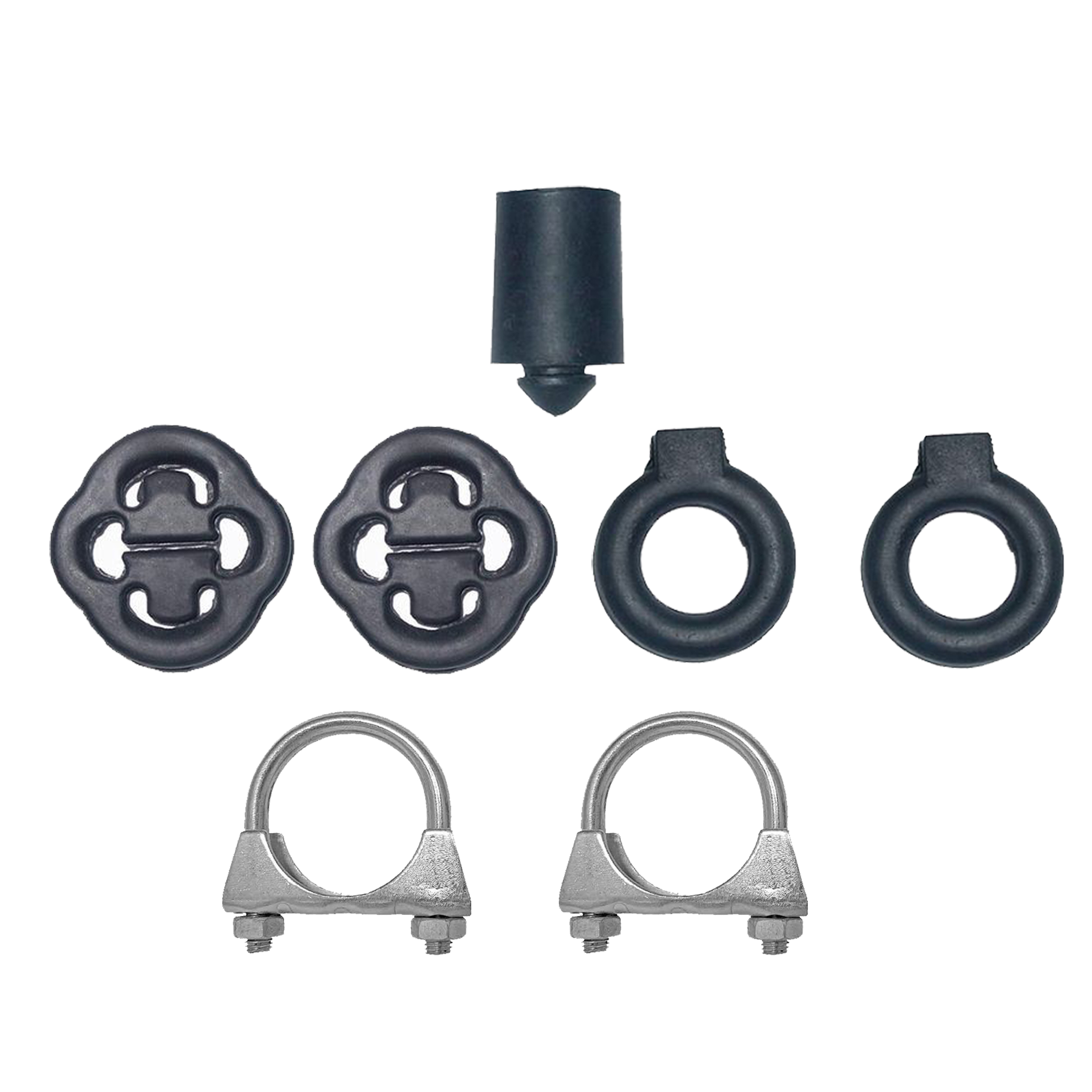 Montagesatz für Mittelschalldämpfer Endschalldämpfer VW Golf 2, 1.8 & 1.8i 1984-