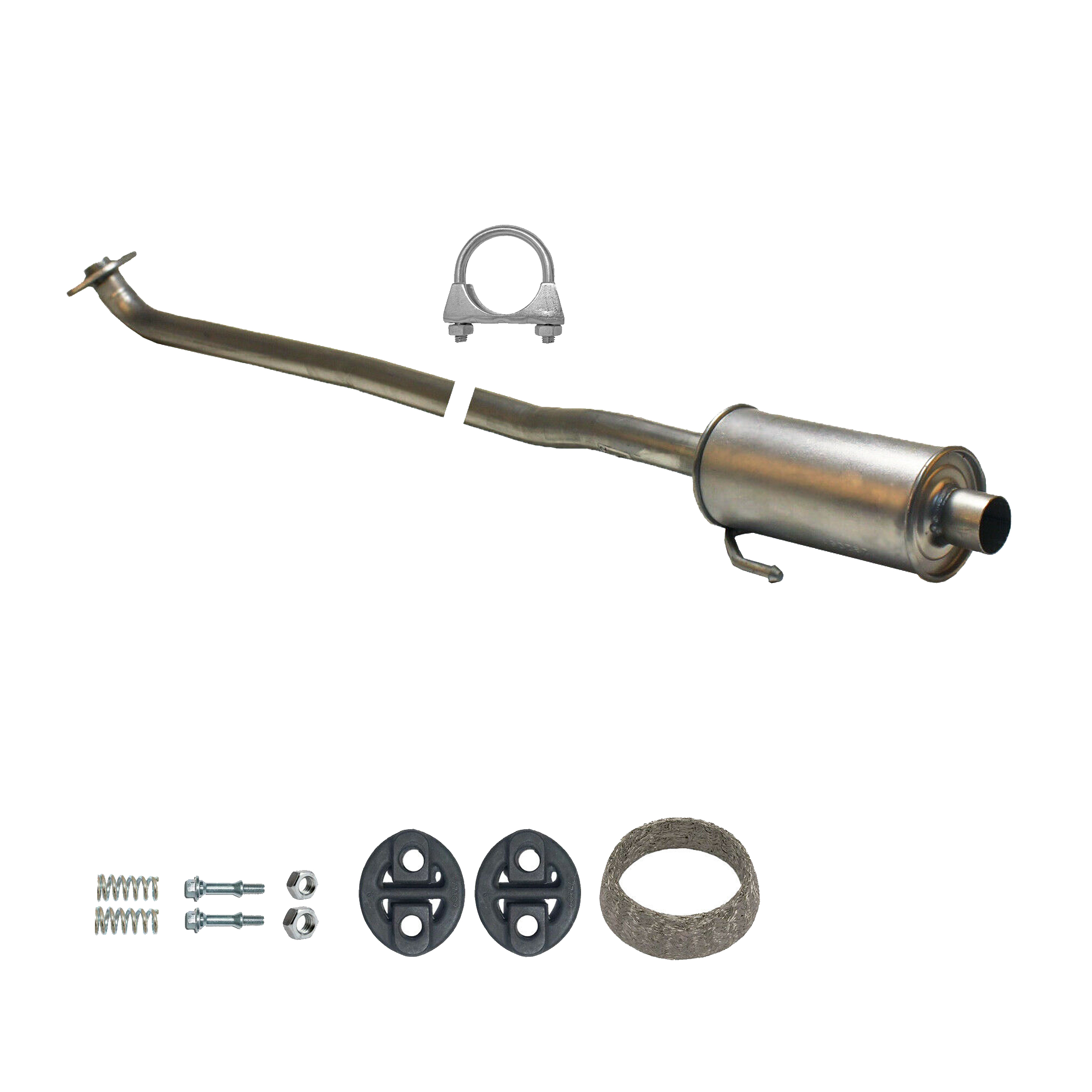 Mittelschalldämpfer für Toyota Corolla Verso 1.6i & 1.8i 16V ab. Bj. 2004-,