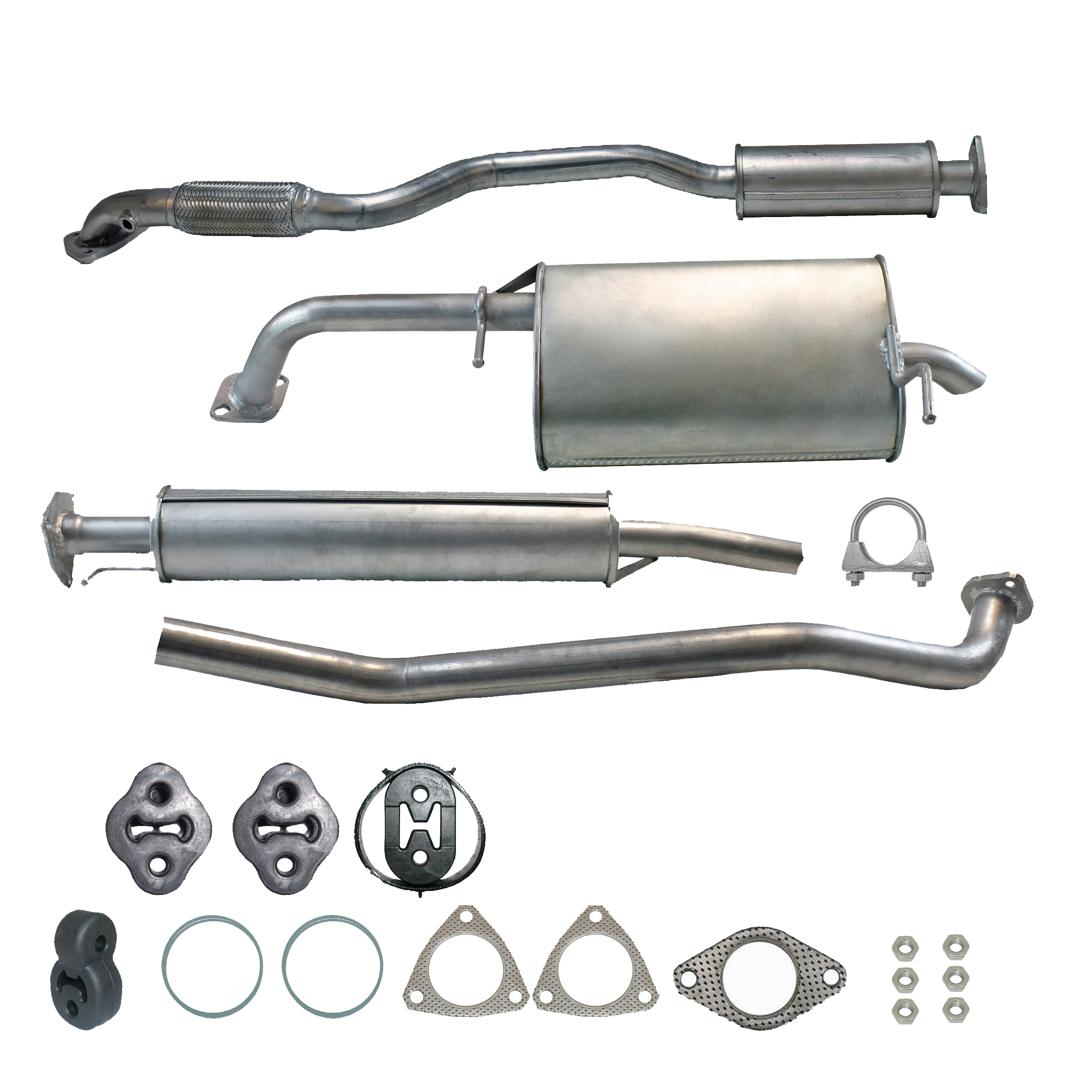 Auspuffanlage für Chevrolet Lacetti J200 1.4/1.6/1.8 ab. Bj. 2005, Auspuff