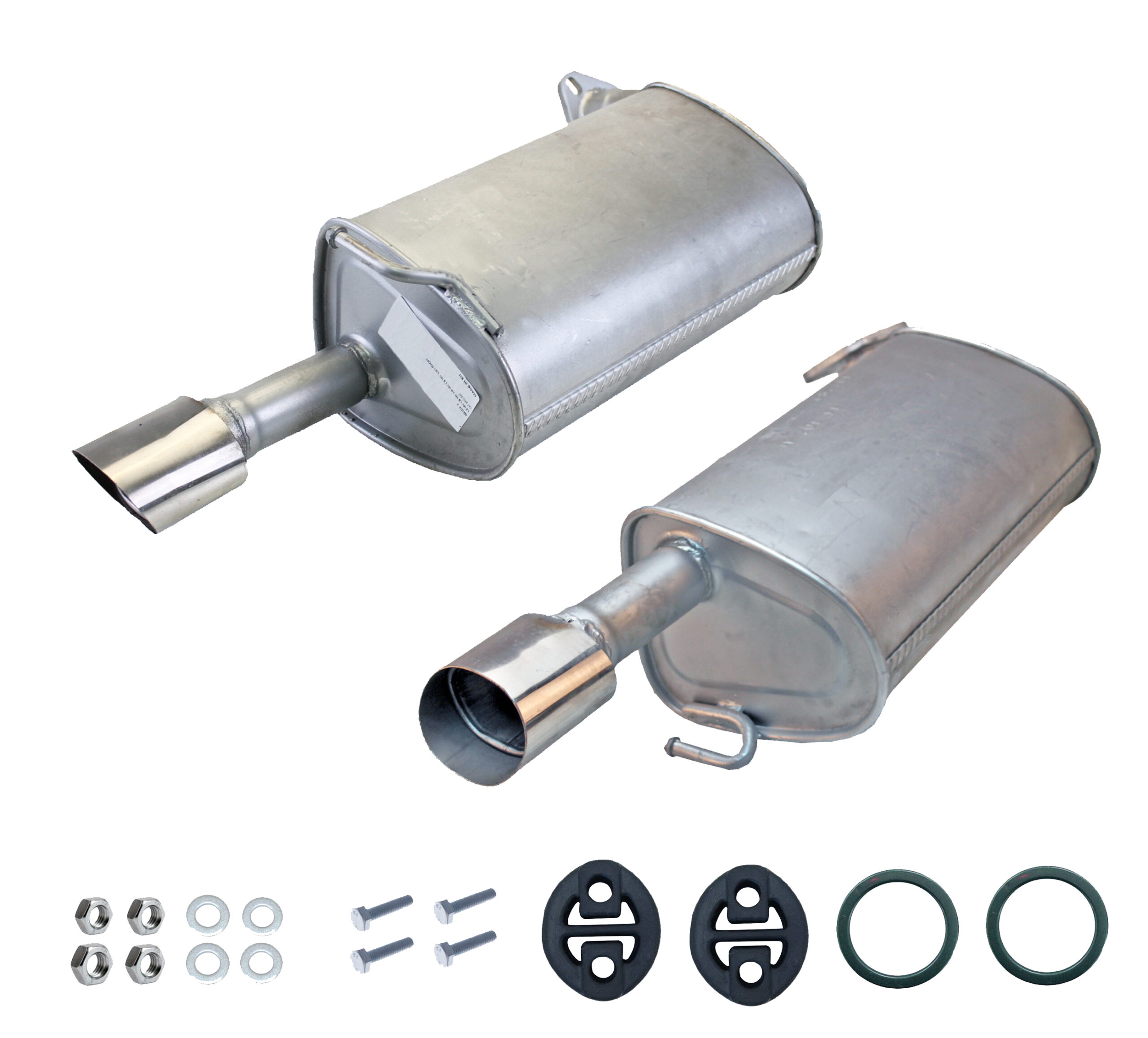 Endschalldämpfer links & rechts Mazda 6 (GG & GY) 2.0 16V & 2.3 16V, Auspuff
