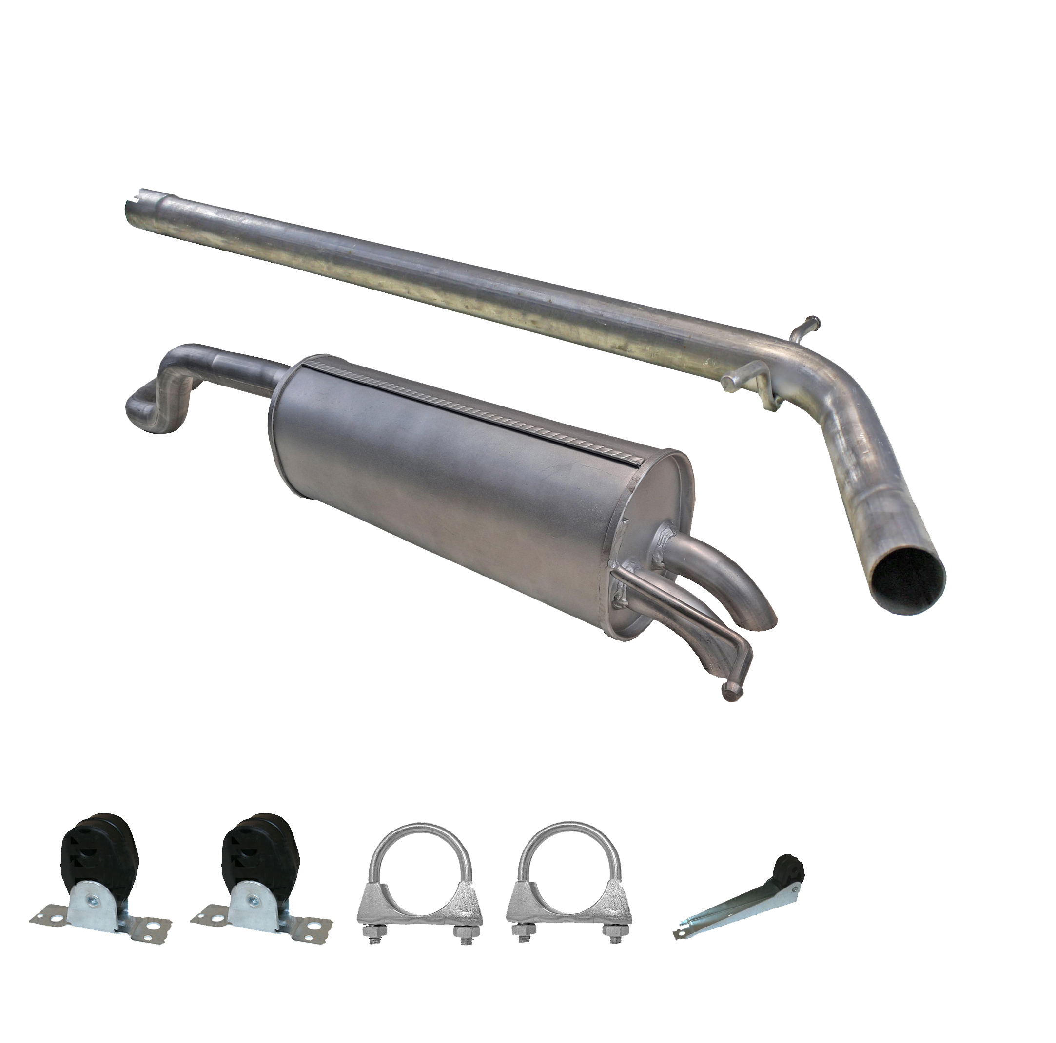 Endschalldämpfer + Mittelrohr für SKODA ROOMSTER 1.2/1.4/1.6 TDi ab. Bj. 2010 -