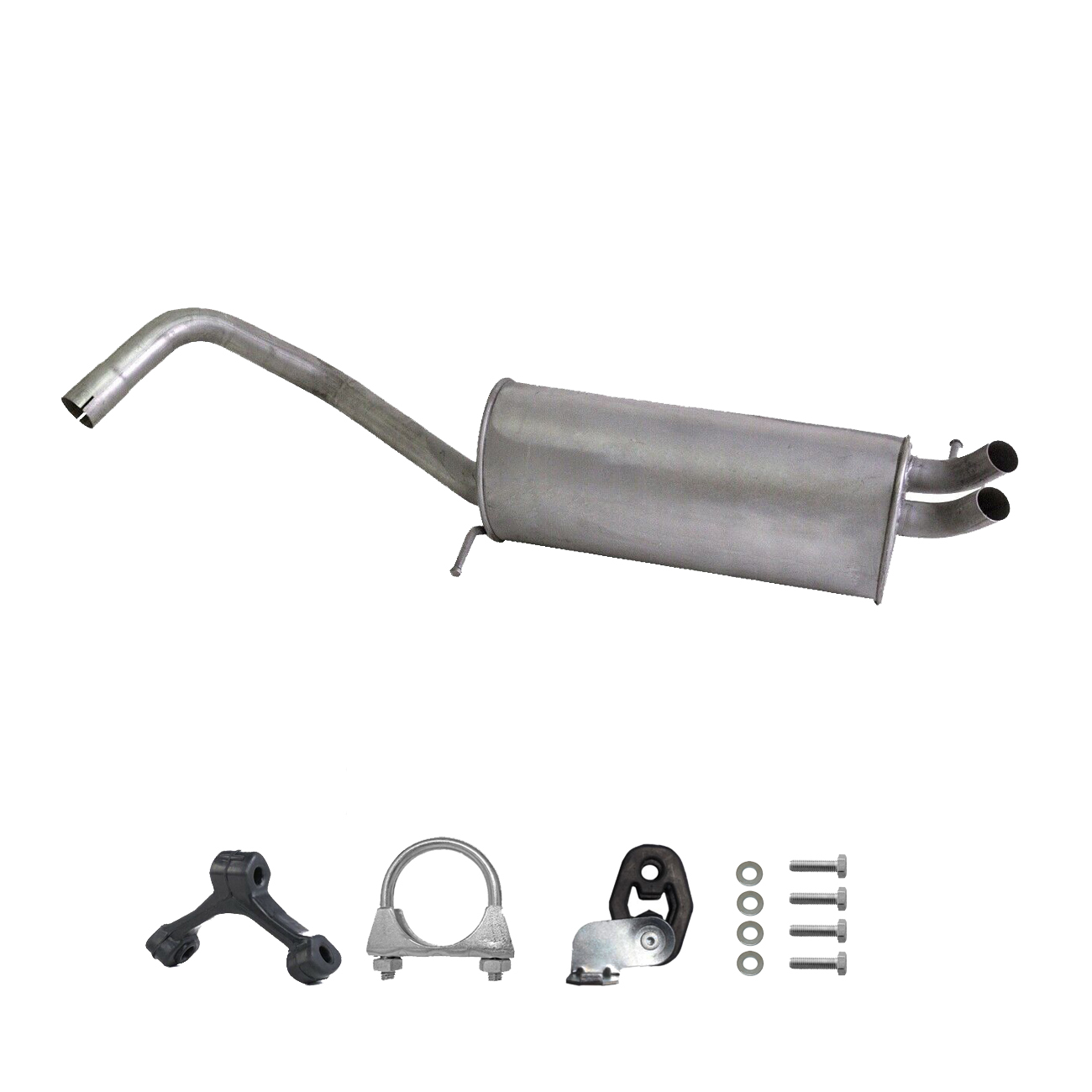 Endschalldämpfer VW Polo 9N 1.4 TDI & Skoda Fabia & Seat Ibiza IV Auspuff