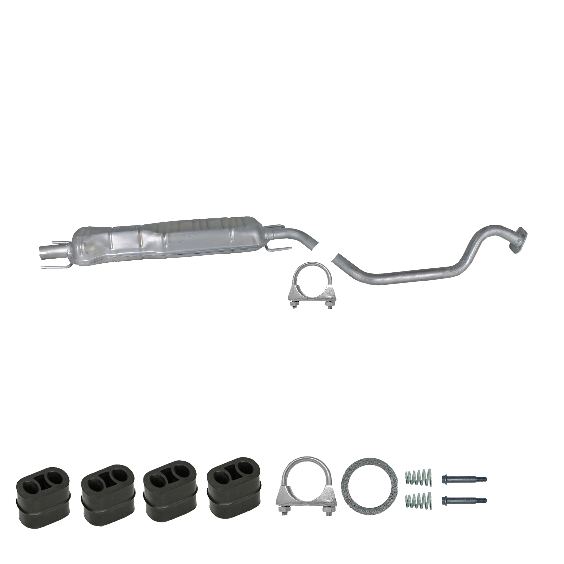 Auspuff Mittelschalldämpfer Opel Zafira A (F75_) 1.6 1.8 2.2 16V + Montagesatz