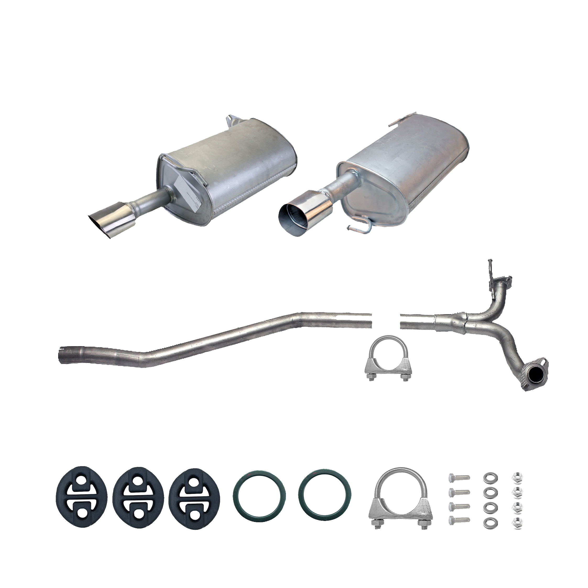 Auspuffanlage für MAZDA 6 2.3 16V 166 PS 08/2002-02/2008 Auspuff