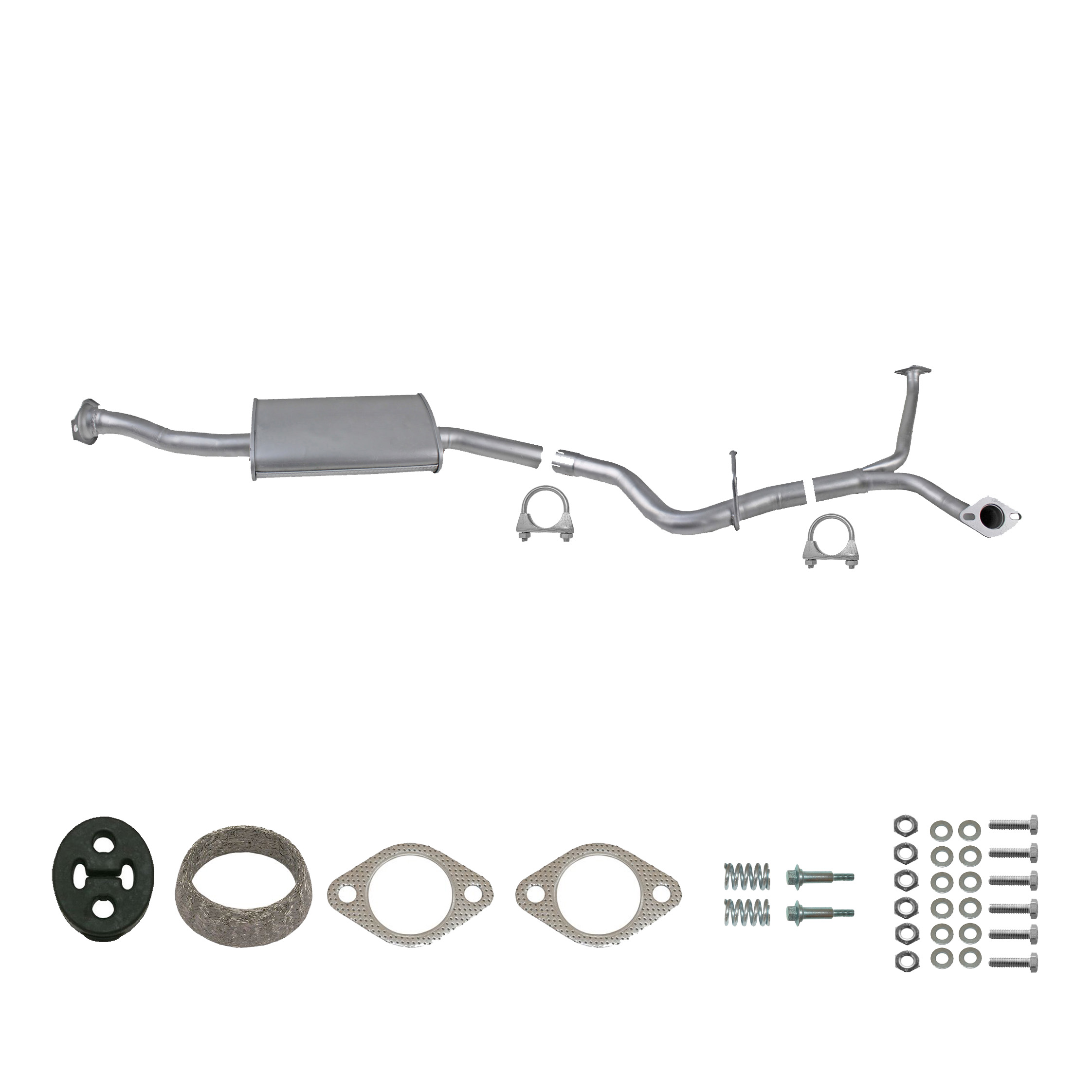 Mittelschalldämpfer für SUBARU FORESTER 2.5 171 PS 08- & LEGACY 2.0 150 PS 05-