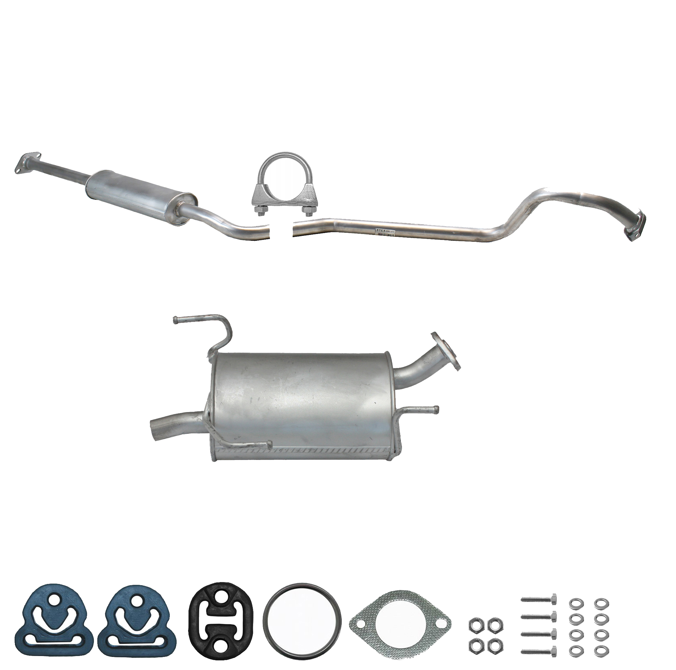 Auspuffanlage für Nissan Almera 1.5i 16V ab. Bj. 2000-, Auspuff