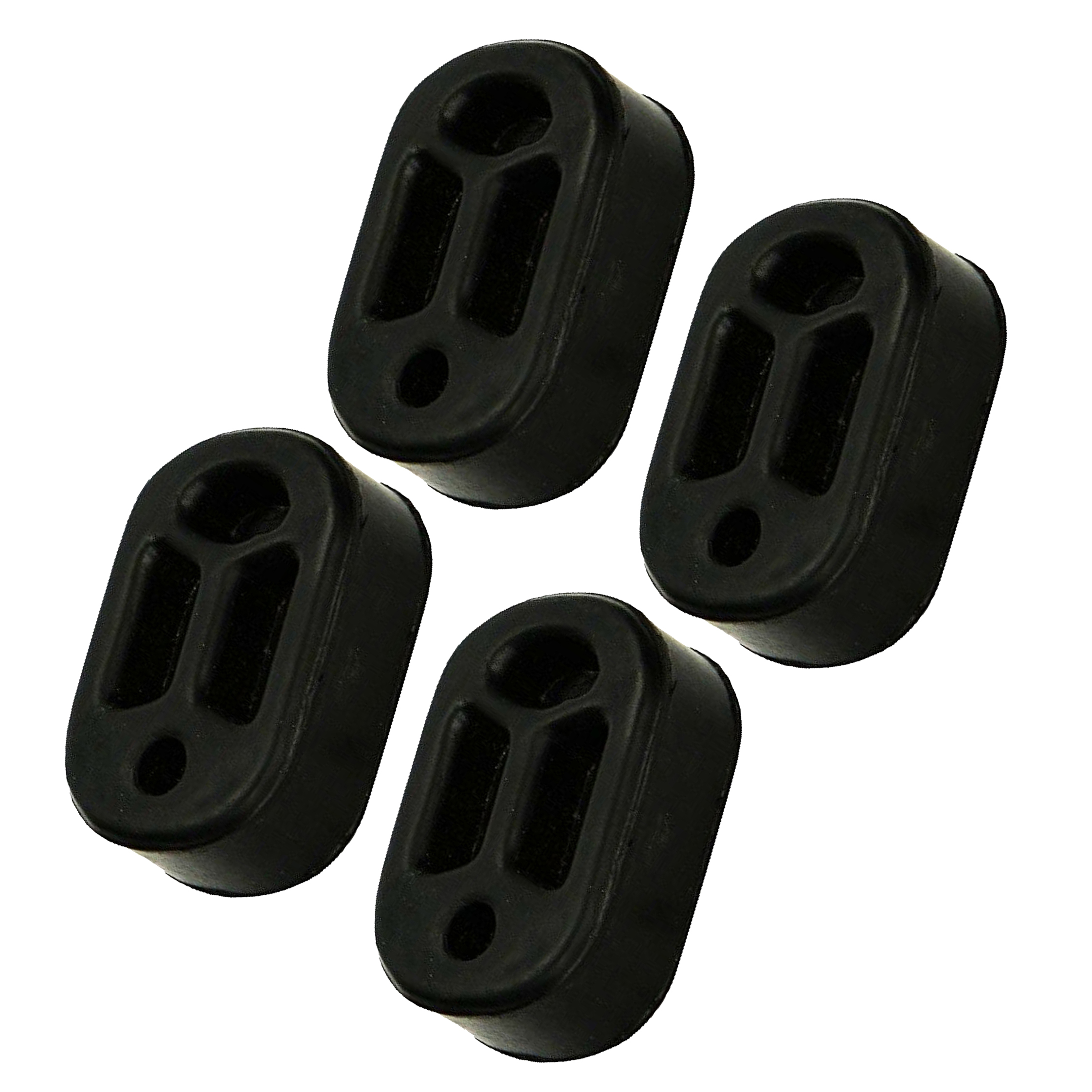4 x Auspuffhalter CITROEN, PEUGEOT für Mittel und Endtopf, Halter, Gummi