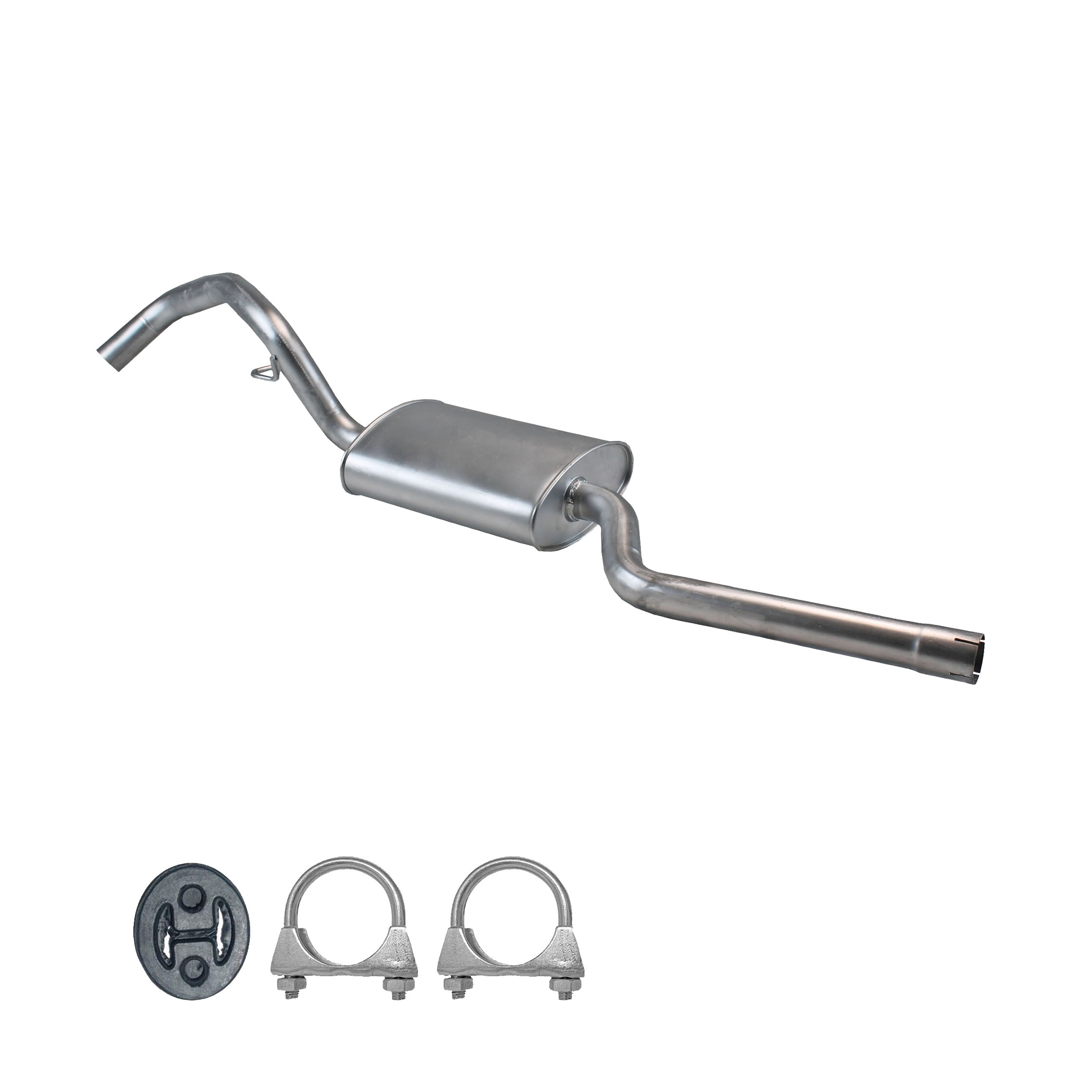 Mittelschalldämpfer mit Montagesatz für Ford Kuga II 1.5/1.6 EcoBoost 120-182 PS