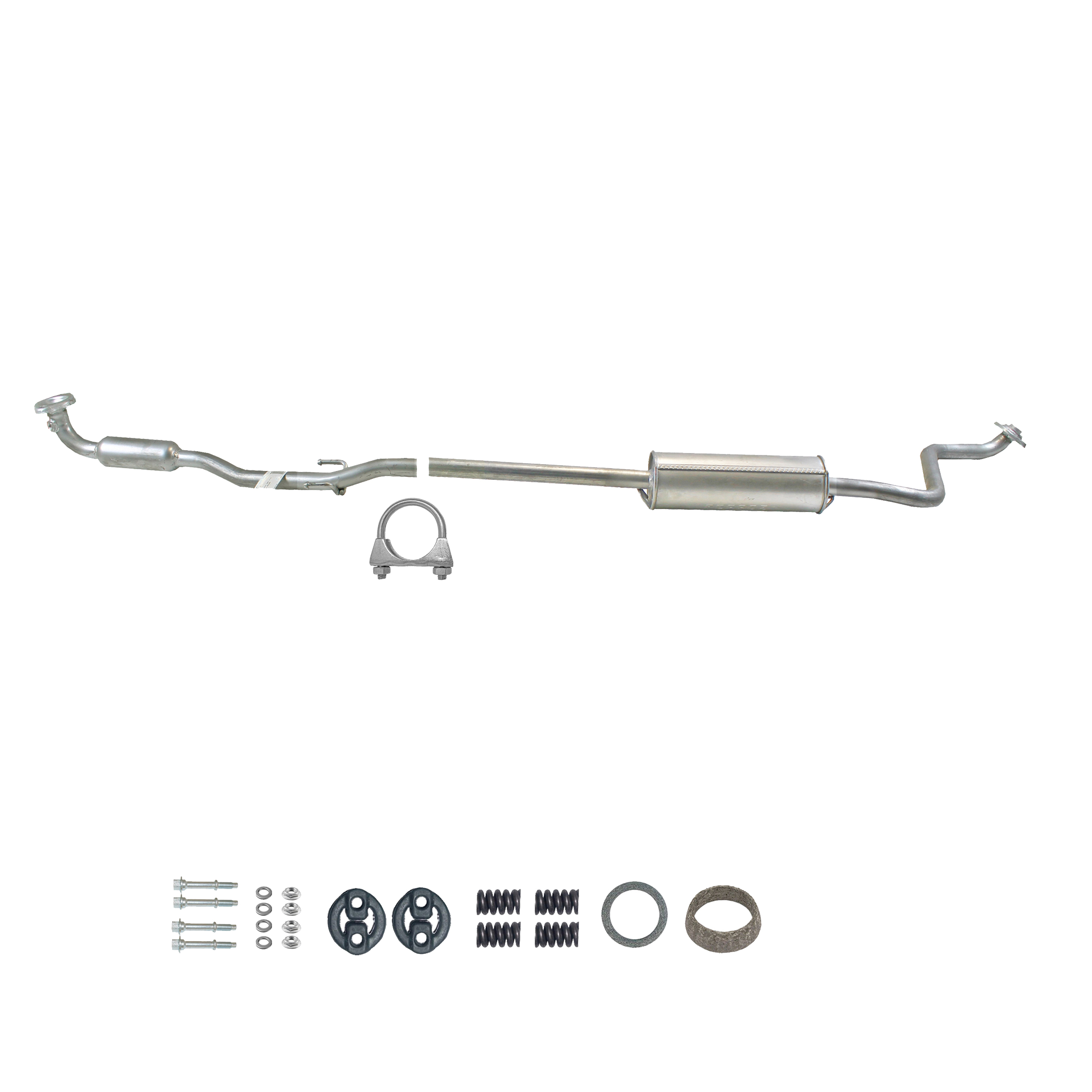 Mitteschalldämpfer für TOYOTA YARIS 1.3i 16V 87 PS ab. 2002- Auspuff