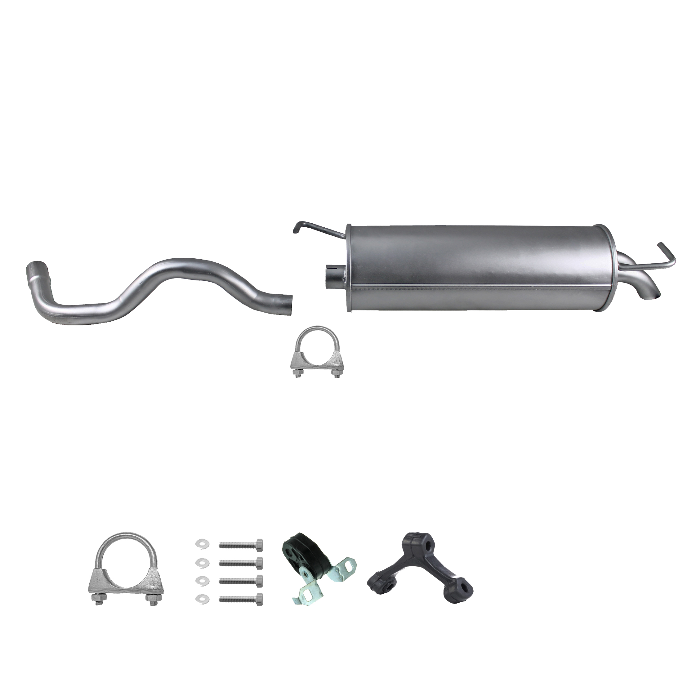 Auspuff Seat Leon 1999-2006 1.6 16V - 1.9 SDi 1M1 Endschalldämpfer + Montagesatz – Bild 3