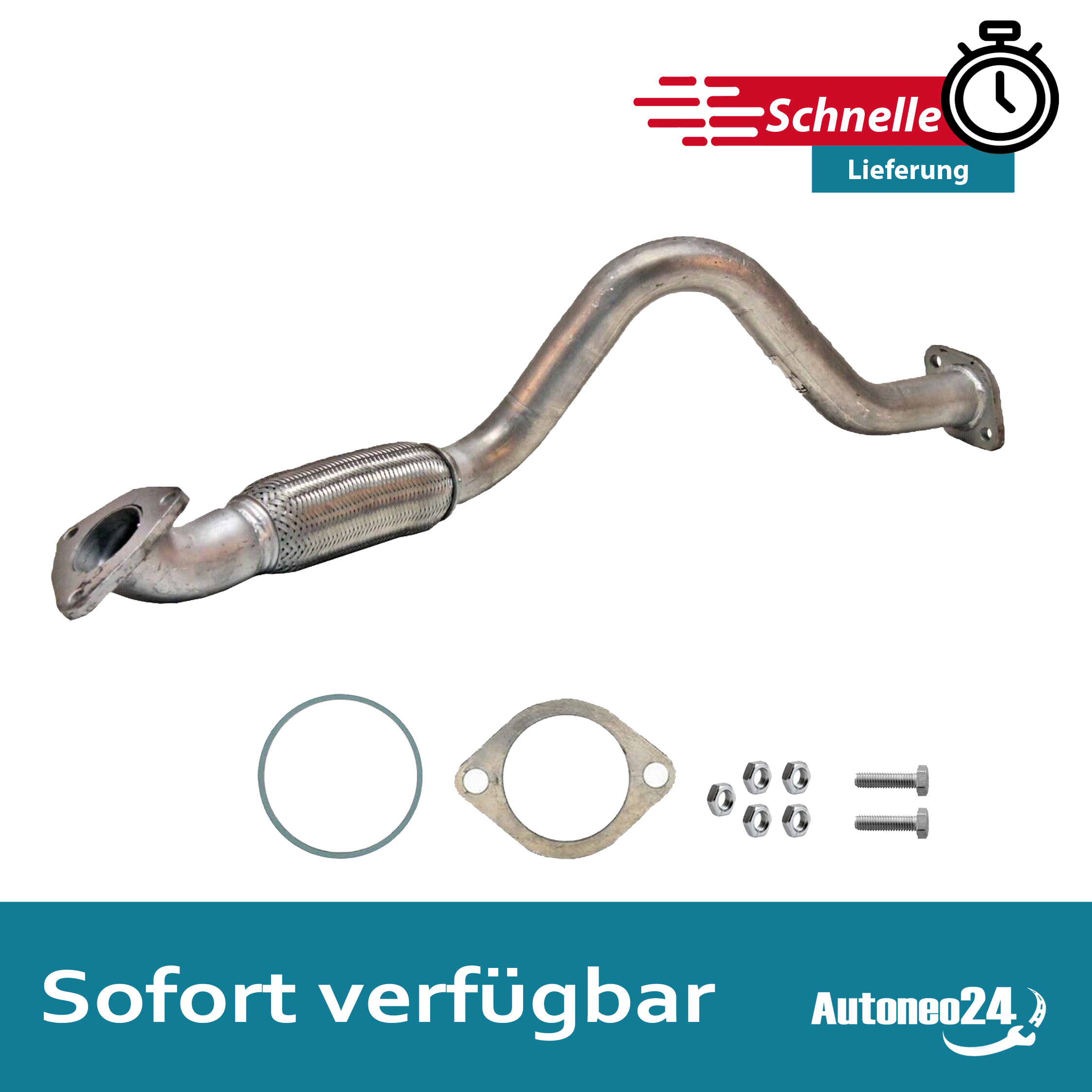 Abgasrohr Hosenrohr Chevrolet Aveo, Kalos (T250, T255) 1.4 Auspuff – Bild 4