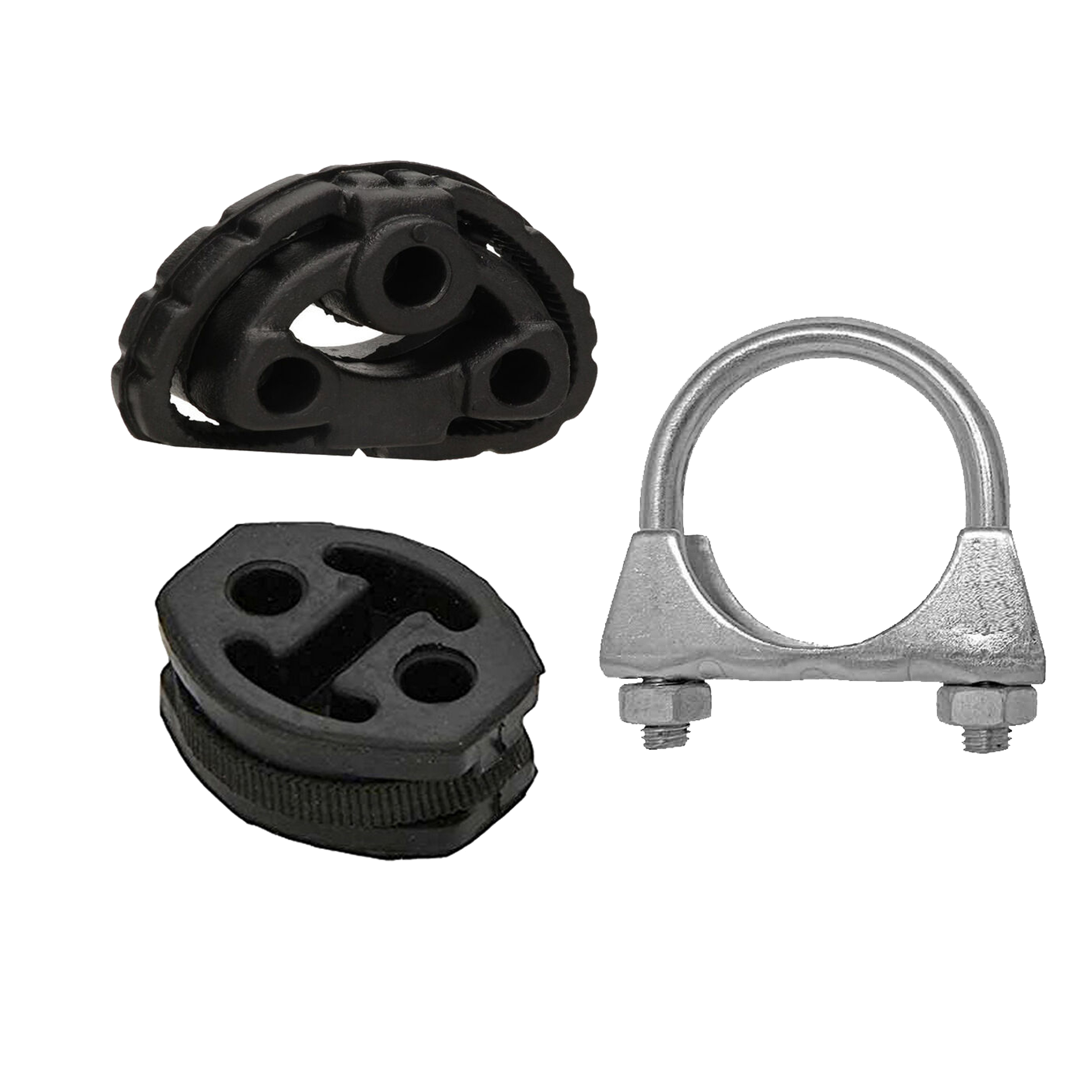 Montagesatz für Endschalldämpfer Fiat Panda, Fiat 500, Ford Ka 1.1, 1.2 Auspuff
