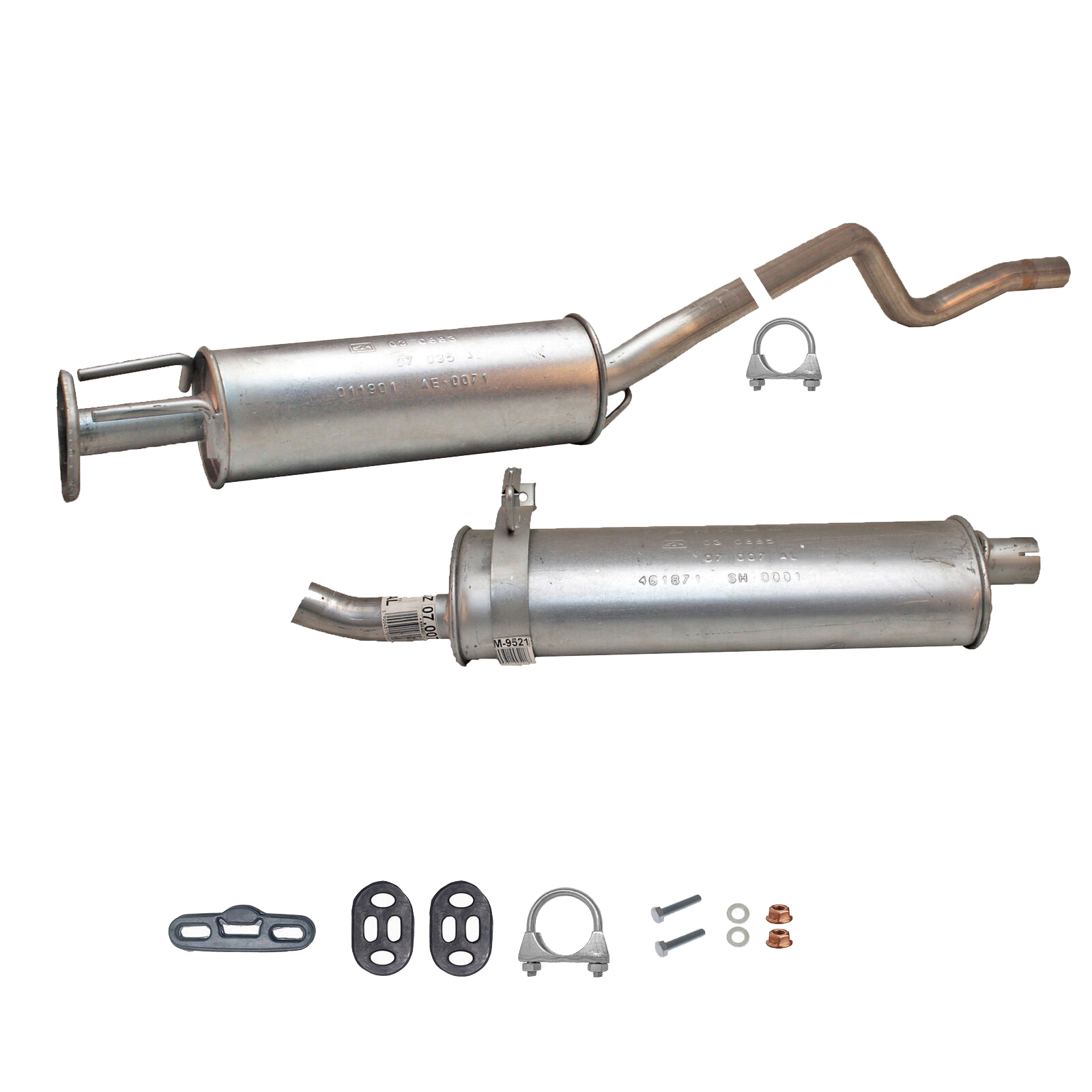 Auspuffanlage für Opel Astra F CC 1.4/1.6/1.7 D/1.8/2.0 ab. 1991, Auspuff
