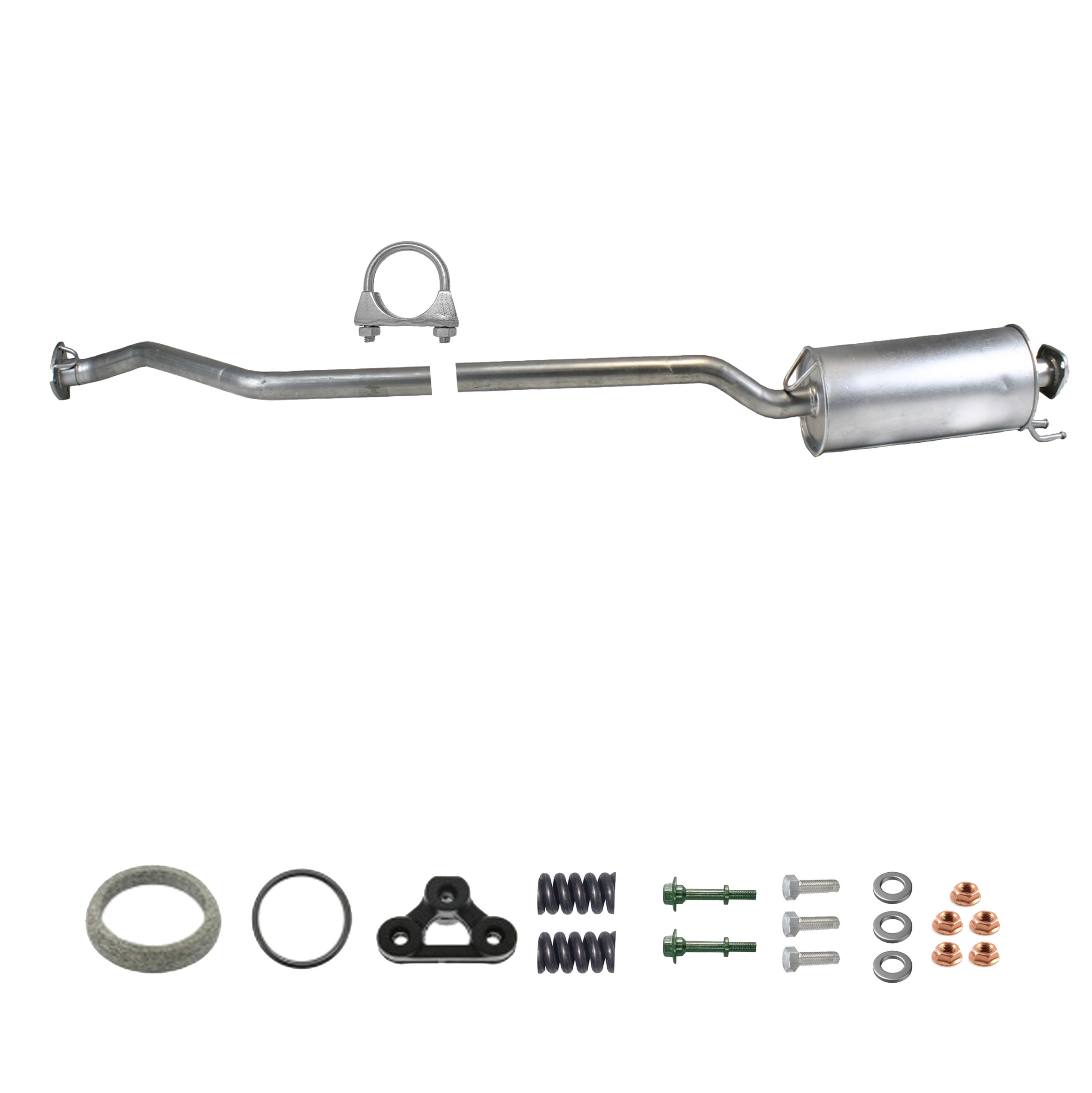 Mitteschalldämpfer für HONDA Civic Stufenheck 1.4 1.6 ab. 2000 Auspuff
