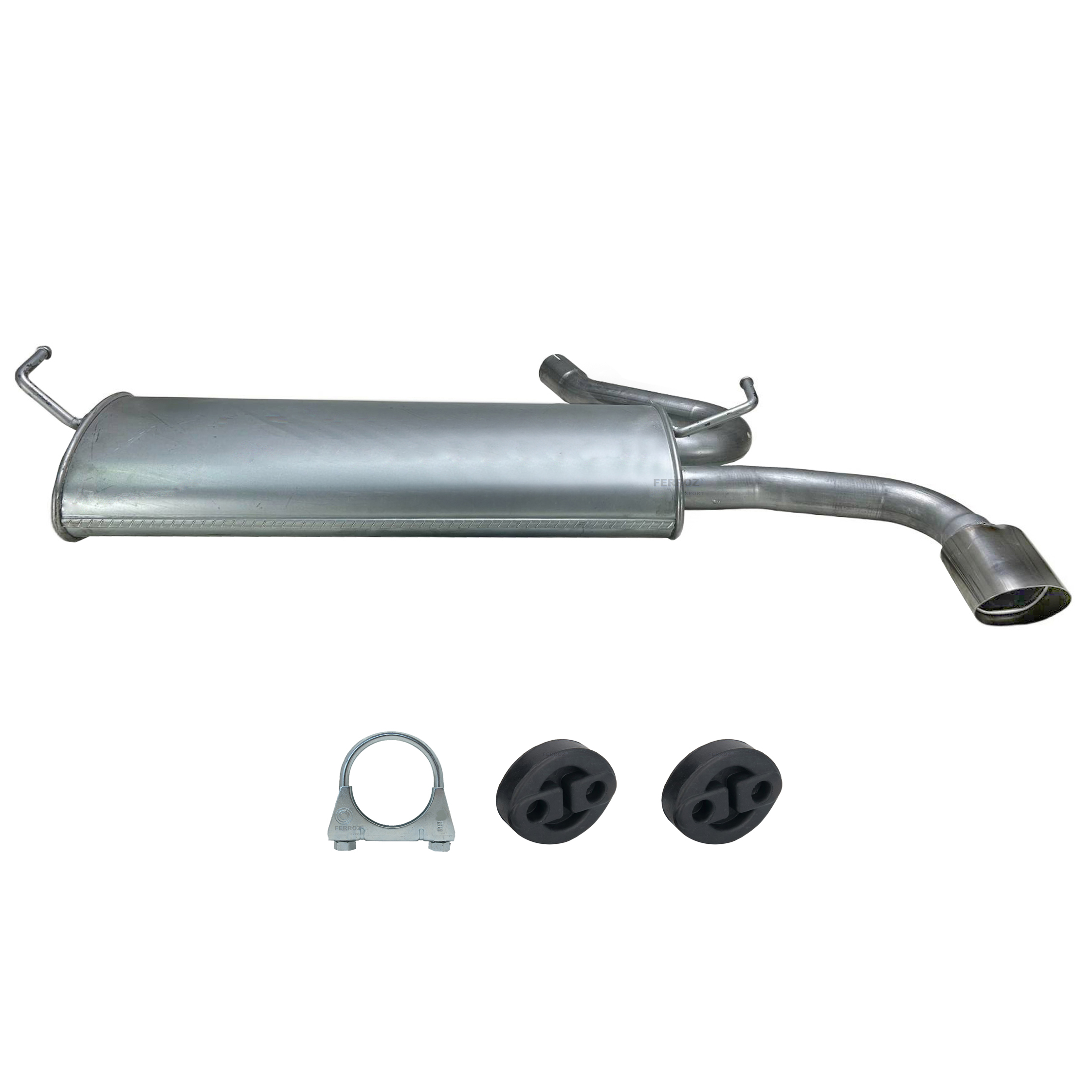 Endschalldämpfer Opel Mokka 1.4 1.6 1.8, Chevrolet Trax Auspuff + Anbausatz