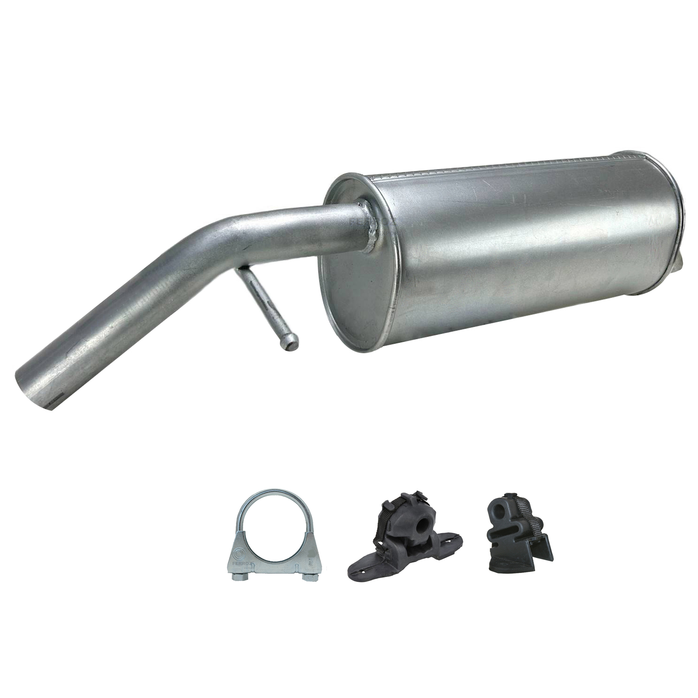 Endschalldampfer für Peugeot 207 Citroen C3 Picasso 1.4 1.6 16V Auspuff – Bild 4